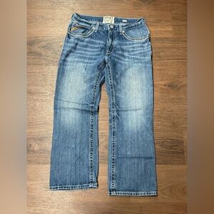Ariat M4 Relaxed Boot Cut Blue Jeans 33x30